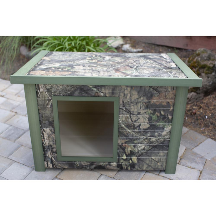 ECOFLEX® Rustic Style Dog House - Medium Mossy Oak®
