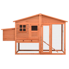 Load image into Gallery viewer, vidaXL Chicken Coop with Nest Box Solid Fir Wood